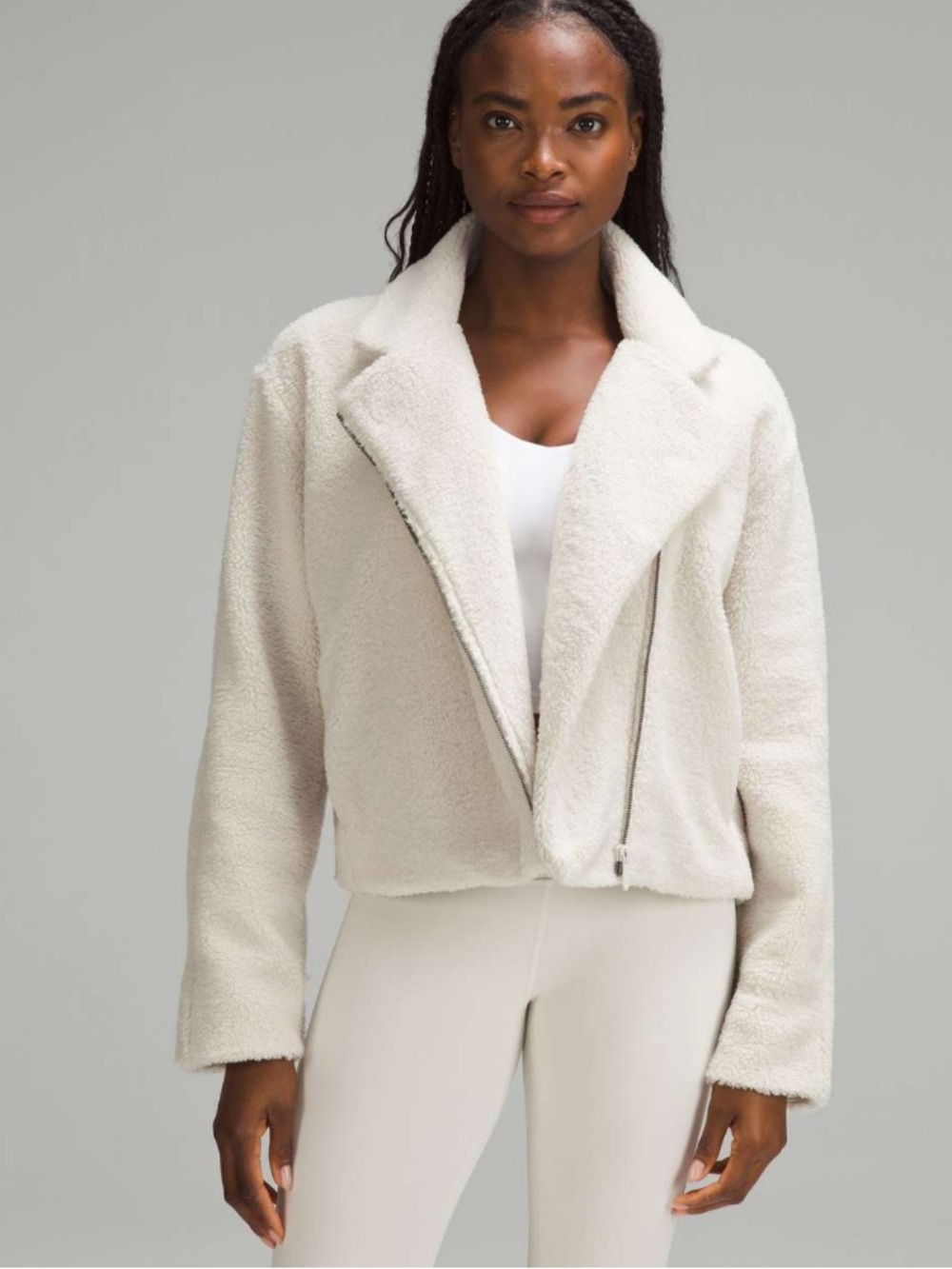 NWT Lululemon Textured Fleece Collared Jacket